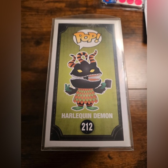Funko Pop The Nightmare Before Christmas Harlequin Demon -#212 NEW W/ Protector - Picture 4 of 5